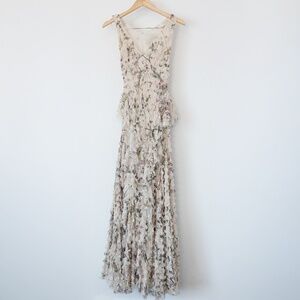Boho Zimmerman Cream Maxi dress size 0